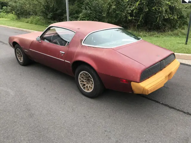 1979 pontiac firebird v6 auto project or custom race car or for parts