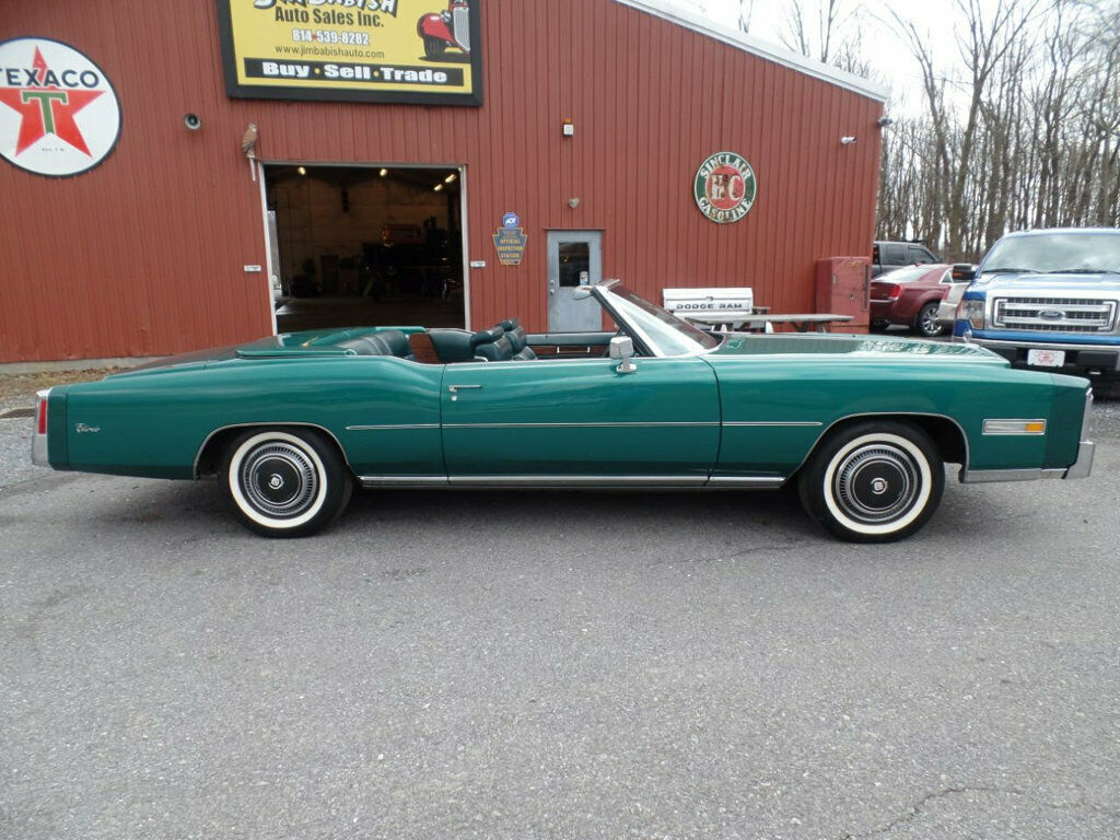 1976 cadillac eldorado convertible 1-family owned only 25,000 original miles