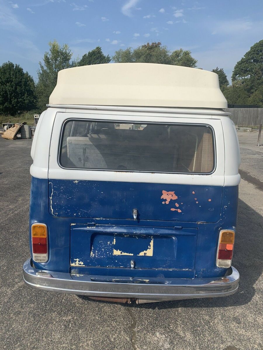 1974 volkswagen transporter van blue rwd manual