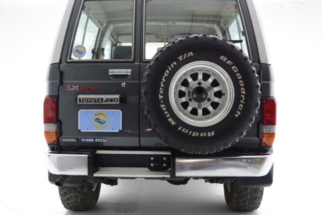 1988 toyota land cruiser bj74 4wd turbo diesel 120,800 miles gray suv 3.4l turbo