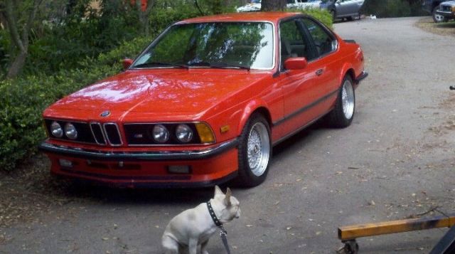 rare (if not unique?) 1985 henna red/antracite buffalo leather m635csi