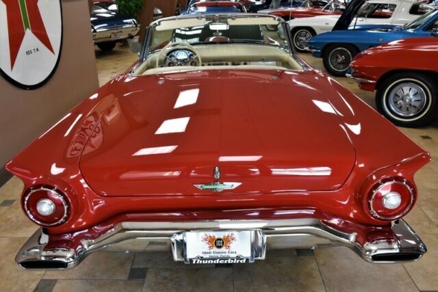 1957 ford thunderbird e-code 9999 miles flame red 312c.i. 3-speed automatic
