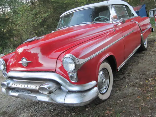 1953 oldsmobile 98 convertible barn find rare