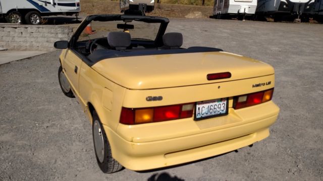 1992 geo metro convertable low miles