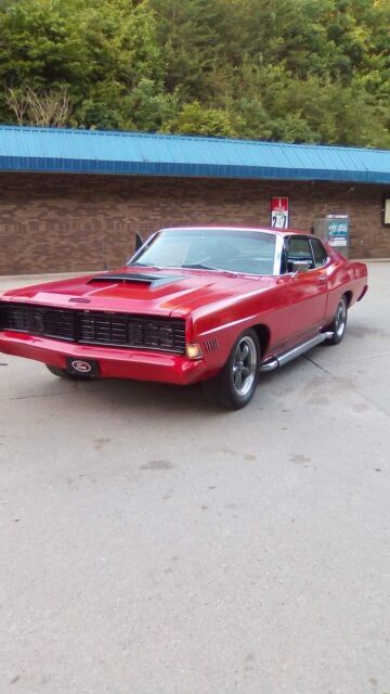 1968 ford galaxie 500 xl sedan red rwd automatic fast back