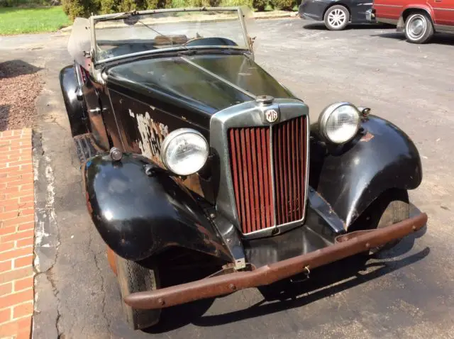 antique 1952 mg-td - 40 yr. storage barn find - low miles - needs total restore