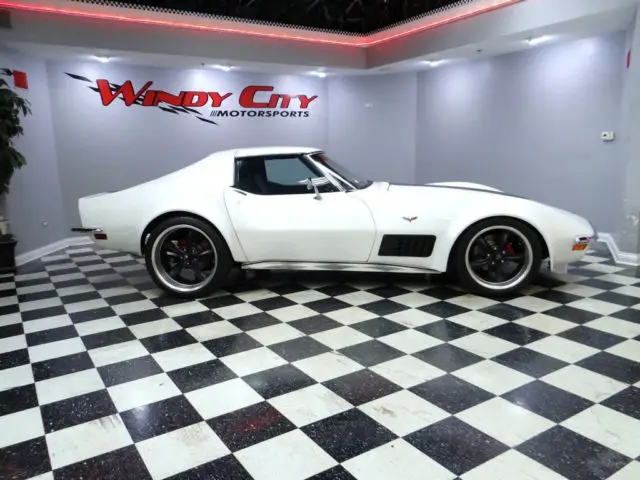 chevy corvette stingray c3 restomod widebody coupe 4-speed t-tops low miles!
