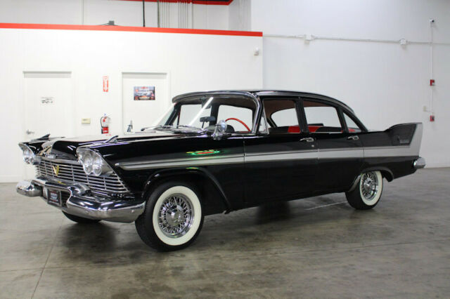 1958 plymouth belvedere 32625 miles black sedan