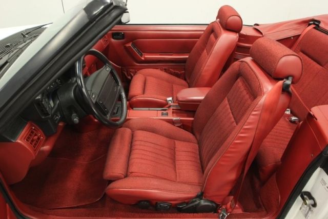 1991 ford mustang convertible convertible 5.0 liter v8 4 speed automatic w/ over