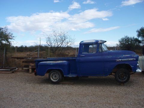 1959 chevy 3100 stepside shortbed pickup truck nr located in az chevrolet