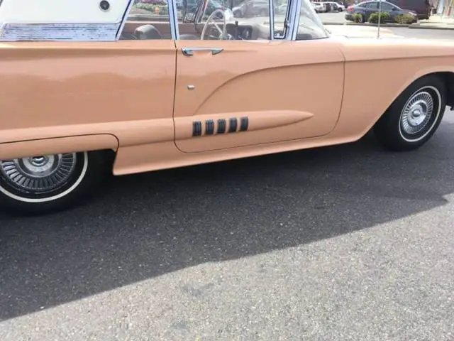 1958 ford thunderbird 0 cream coupe v8 other automatic