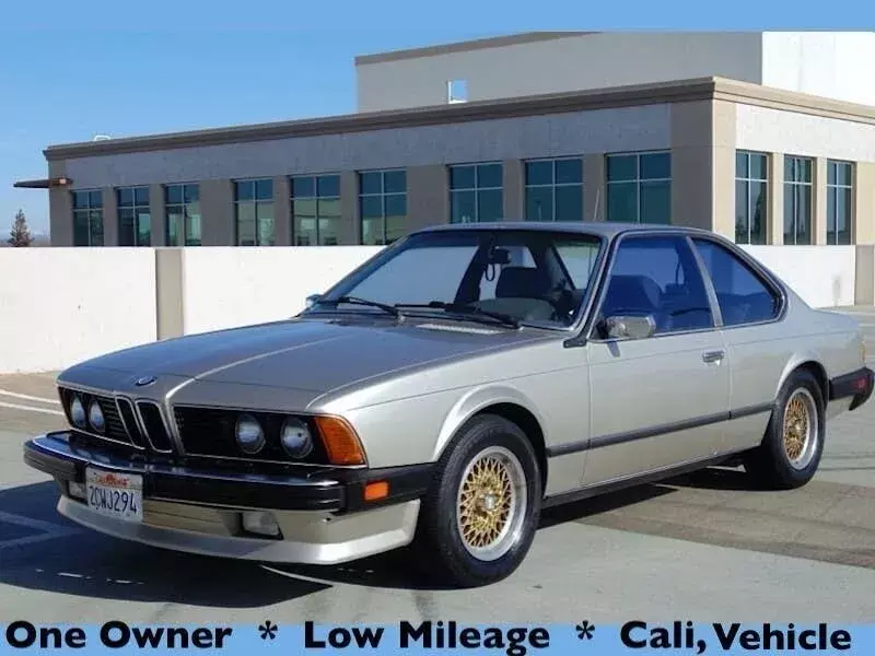 1986 bmw 6-series brown rwd automatic csi automatic