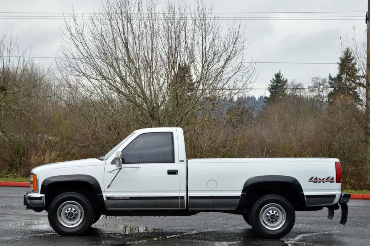 1993 gmc sierra k2500 4wd single cab long bed pickup sle 7.4 454 v8