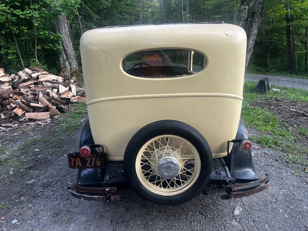 1930 plymouth model u sedan brown rwd manual
