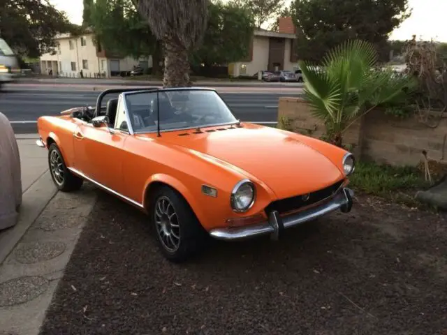 1971 fiat 124 sport spider 1608 engine