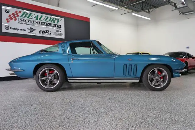 1965 chevrolet corvette 28,315 miles blue manual