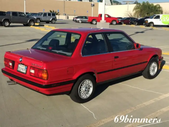 1988 bmw e30 325is clean! restored 5spd manual 2dr red