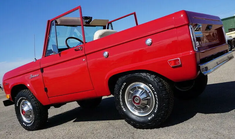 rare 1969 ford bronco, 4x4, 1 owner, 302 v8, 5 speed, candy apple red