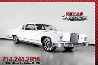 1979 lincoln town coupe 14k miles 1-owner survivor! collectors quality, must see