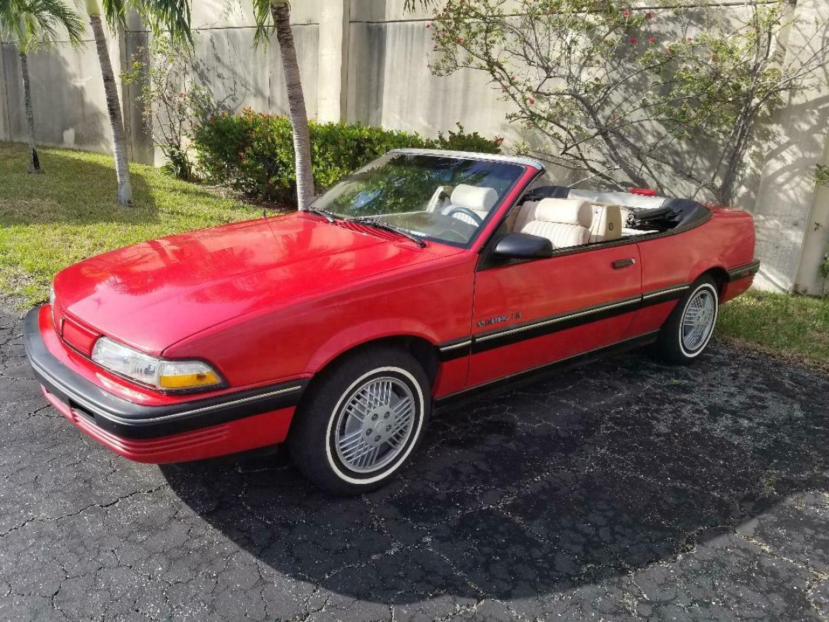 1991 pontiac sunbird le convertible 96323 miles
