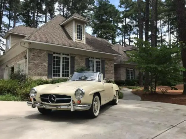 mercedes-benz 190sl, 1957, convertible