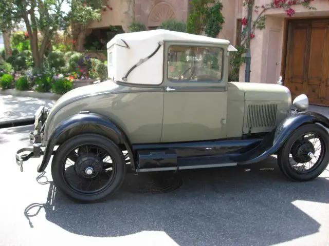 1928 ford model a sport coupe beautiful, california, rust free early example