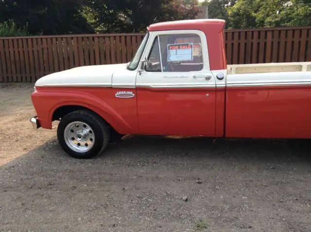 1965 f100 camper special,352c.i.,3speed auto,8 foot box with factory storage