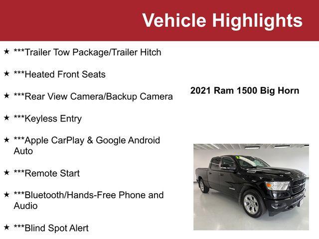 2021 ram 1500 big horn/lone star