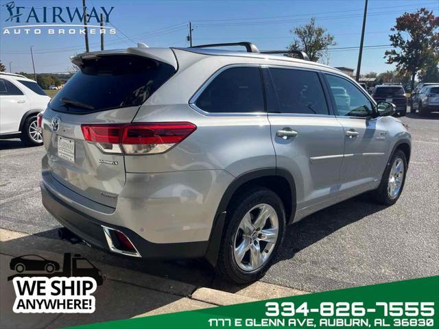 2019 toyota highlander hybrid limited
