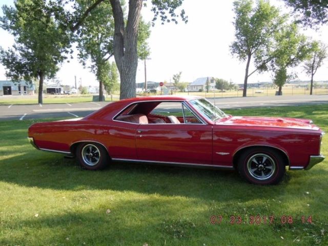 1966 pontiac gto ram air, 389 tri-power, munice m-20 4-sp trans, restored coupe