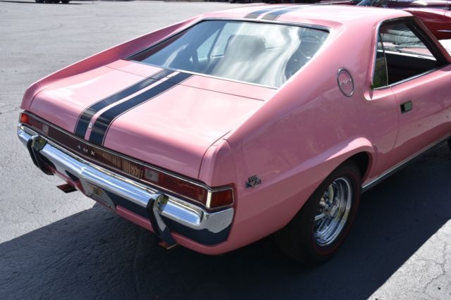 1969 amc amx 390ci v8 auto 1 of 1 in pink! 0
