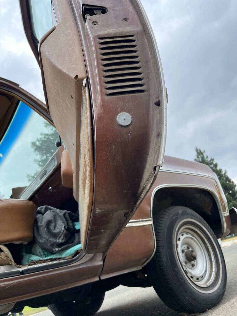 1980 chevrolet c-10 pickup brown rwd automatic silverado