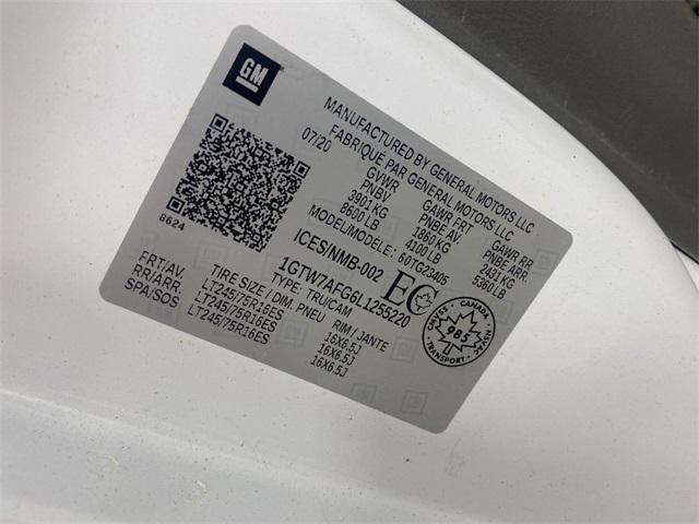 2020 gmc savana 2500 work van