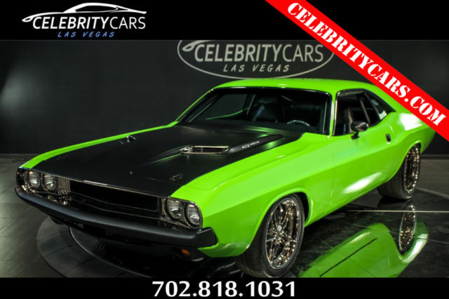 1970 dodge challenger sublime green wrap 1000hp supercharged 472 hemi