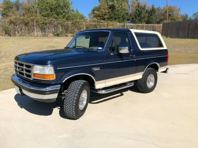 1992 ford bronco eddie bauer cream puff with new 385hp 350 ci engine