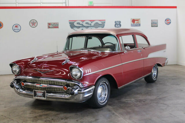 1957 chevrolet 210 24624 miles burgundy sedan