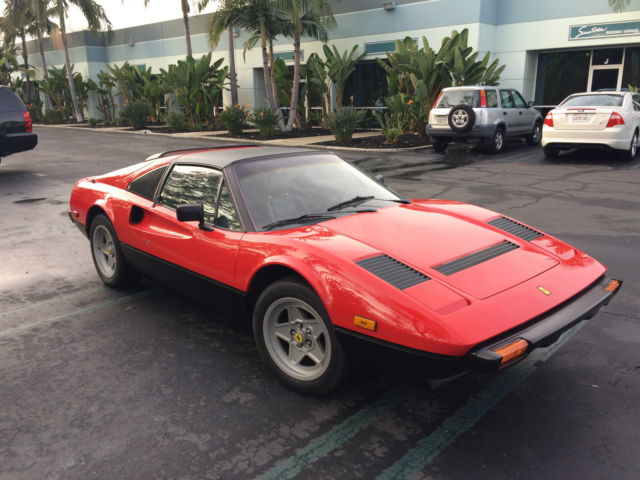 single owner red 1983 ferrari 308gts