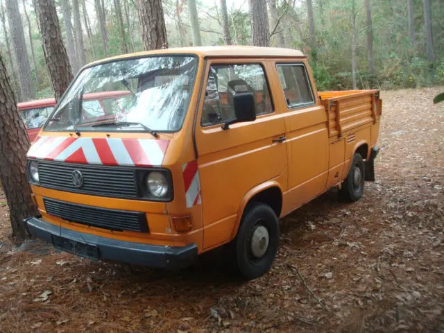 1987 volkswagen vw vanagon doka crew cab truck diesel no rust runs& drives great