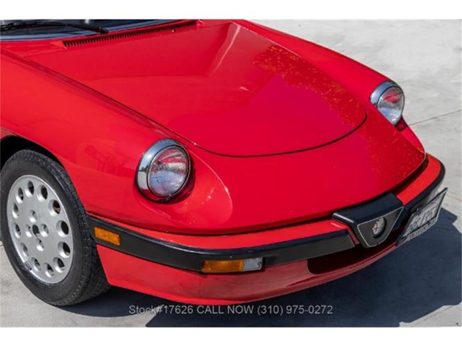 1989 alfa romeo spider in beverly hills, california