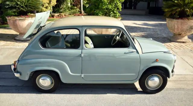 1957 fiat 600 micro car not nash metropolitan austin mini cooper jolly mg tr3