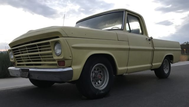 1968 ford f100 short bed truck - classic ford truck - no reserve auction