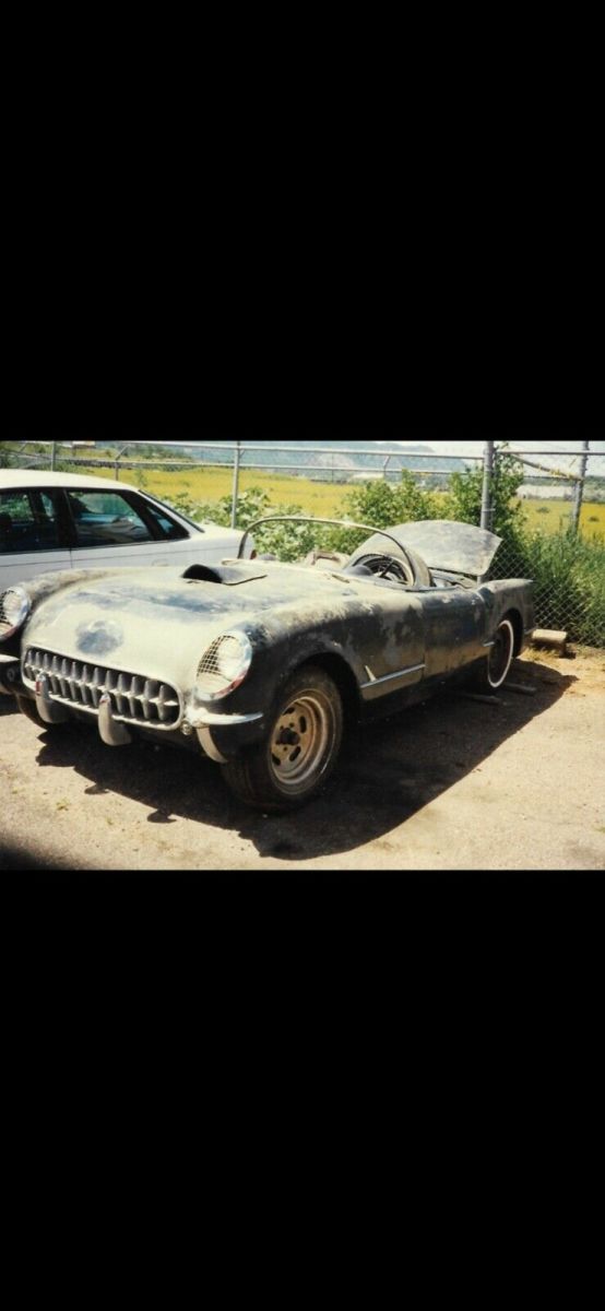 1954 chevrolet corvette restoration / restomod project first time ever offered
