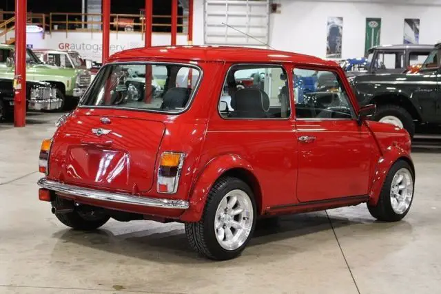 1971 austin mini cooper 842 miles flame red coupe 1275cc inline 4 cylinder 4 sp