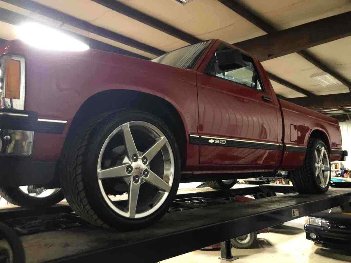 1993 chevrolet s10 pickup red rwd automatic s10