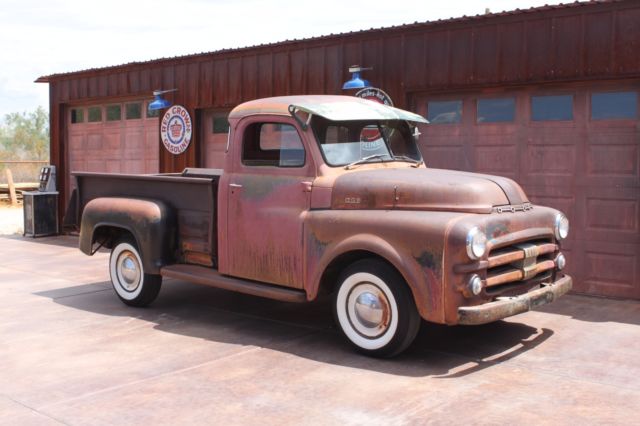 1953 dodge truck patina barn find all stock runs and drives great