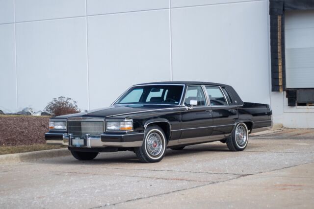 1990 cadillac brougham sedan black rwd automatic