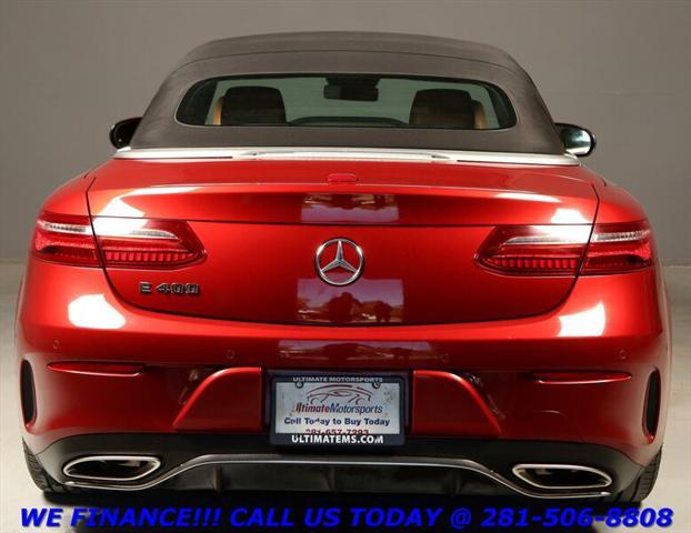 2018 mercedes-benz e-class 2018 e 400 convertible p2 nav blind burmester 83k