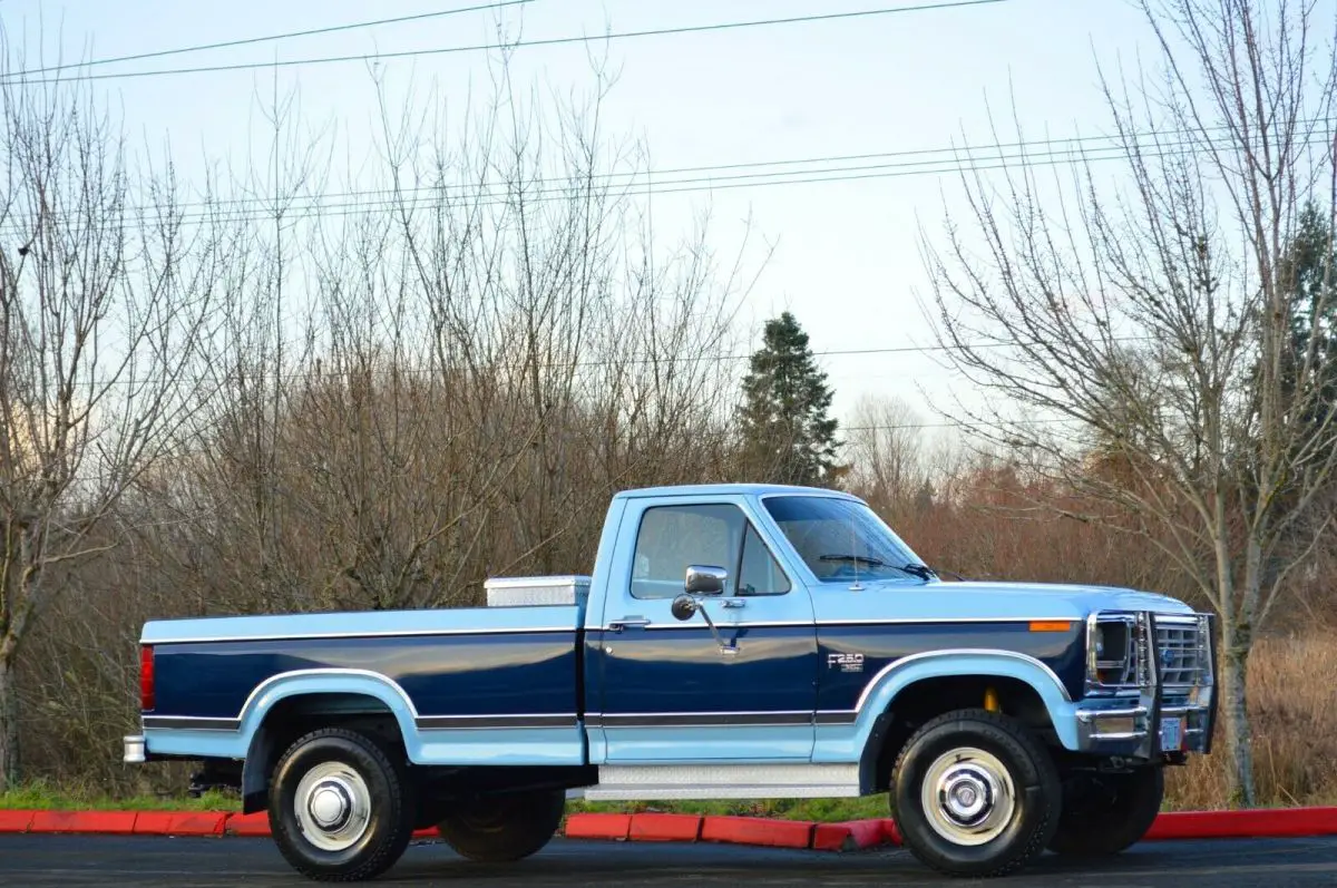 1984 ford f250 single cab xl 4x4 6.9l diesel v8 automatic only 90k miles!!!