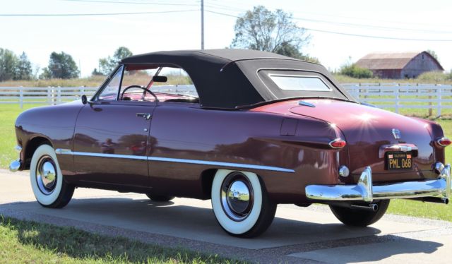 1950 ford custom convertible street rod unique looks beautiful car