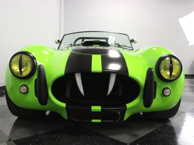 1966 shelby cobra replica 4288 miles green roadster 351 cleveland v8 5 speed man